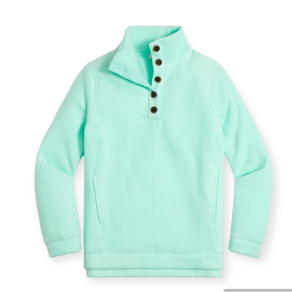 J.Crew Sherpa button-front tunic Sweater